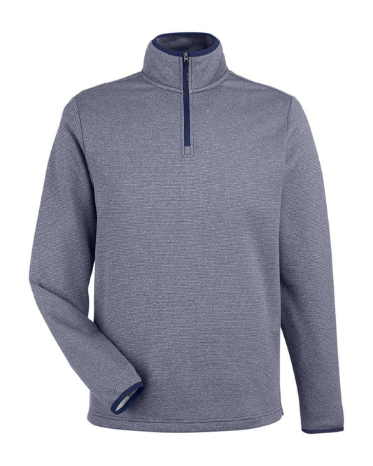 Men's Venture Heathered Stripe Quarter-Zip Pullover - CE73