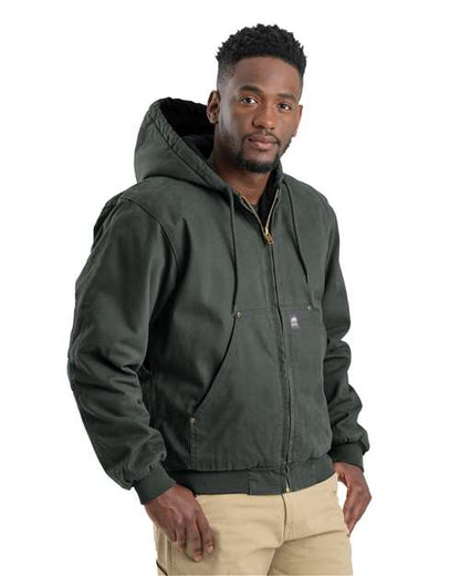 Men's Heartland Washed Cotton Duck Hooded Jacket - HJ375
