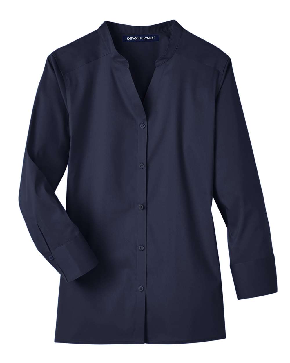 Women's Crown Collection® Stretch Broadcloth Three-Quarter Sleeve Blouse - DG560W