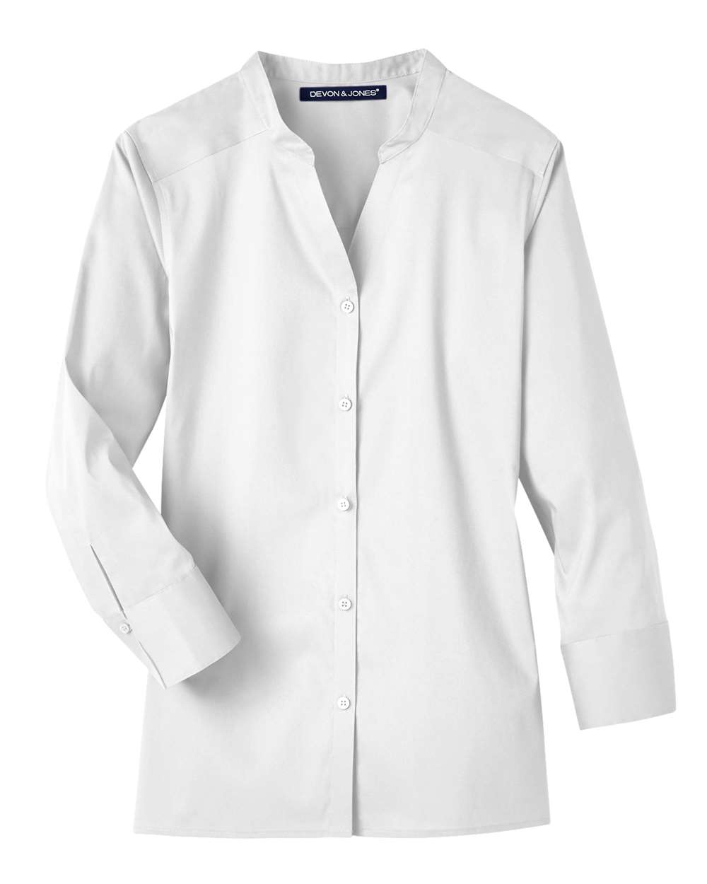 Women's Crown Collection® Stretch Broadcloth Three-Quarter Sleeve Blouse - DG560W