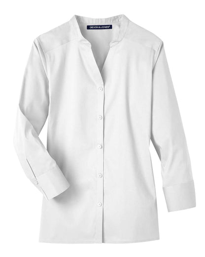 Women's Crown Collection® Stretch Broadcloth Three-Quarter Sleeve Blouse - DG560W