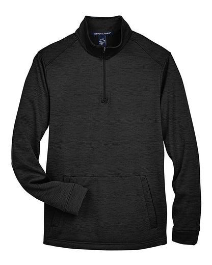 Men's Newbury Mélange Fleece Quarter-Zip Pullover - DG798