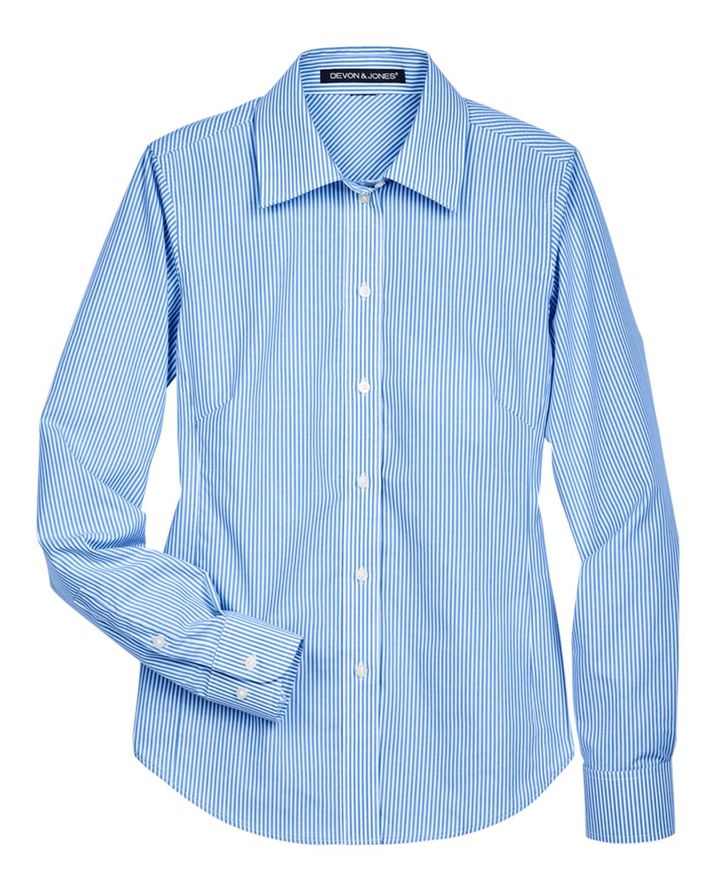 Women's Crown Collection® Banker Stripe Woven Dress Shirt - D645W