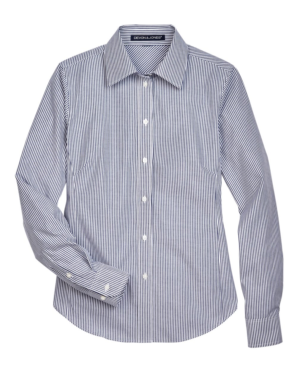 Women's Crown Collection® Banker Stripe Woven Dress Shirt - D645W