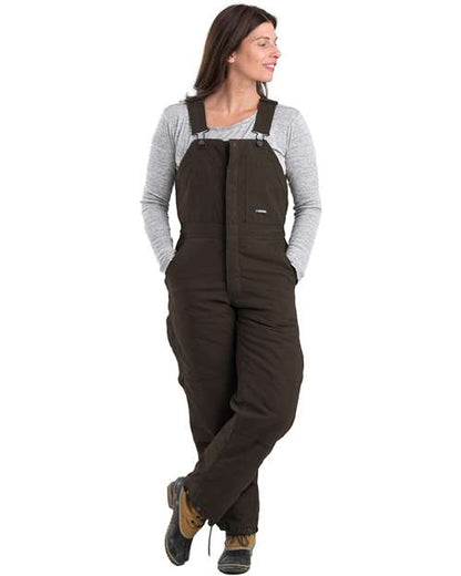 Women's Softstone Duck Insulated Bib Overall - WB515