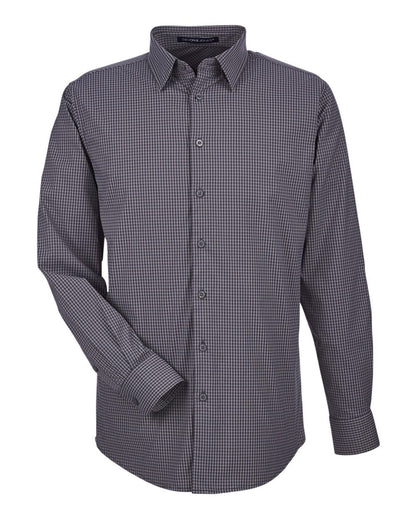 Men's CrownLux Performance® Tonal Mini Check Woven Dress Shirt - DG535