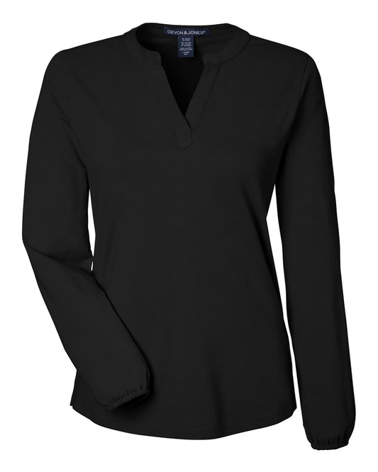 Women's Raleigh Half-Placket Knit Top - DP122W