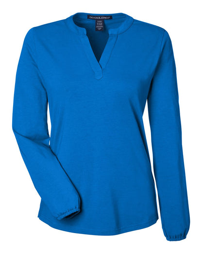 Women's Raleigh Half-Placket Knit Top - DP122W