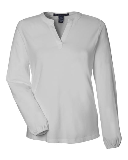 Women's Raleigh Half-Placket Knit Top - DP122W