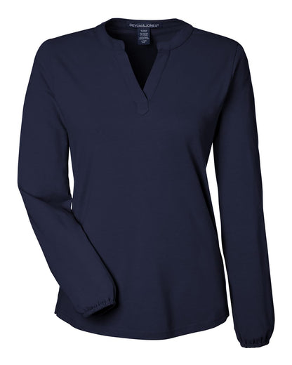Women's Raleigh Half-Placket Knit Top - DP122W