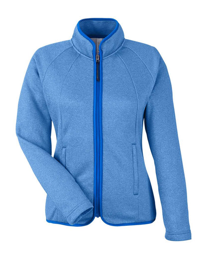 Women's Venture Heathered Stripe Full-Zip Jacket - CE72W