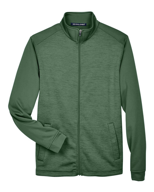 Men's Newbury Colorblock Mélange Fleece Full-Zip jacket - DG796