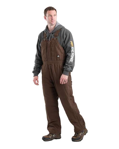 Men's Heartland Insulated Washed Duck Bib Overall - B377