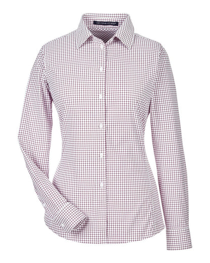 Women's CrownLux Performance® Micro Windowpane Woven Dress Shirt - DG540W