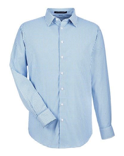 Men's CrownLux Performance® Micro Windowpane Woven Dress Shirt - DG540