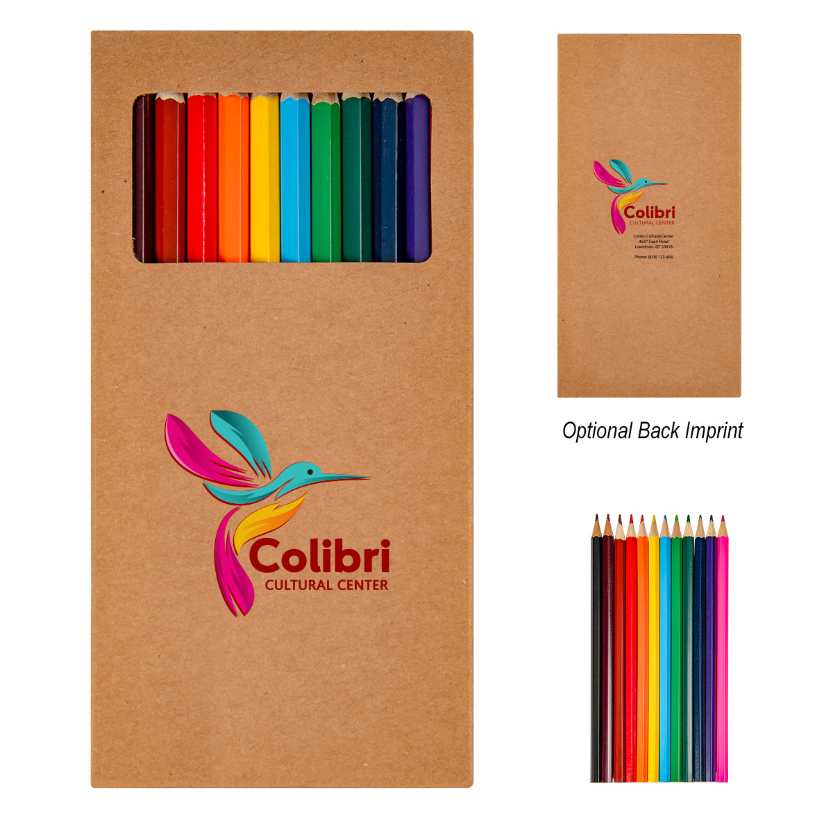 NATURAL 12-Piece Colored Pencil Set