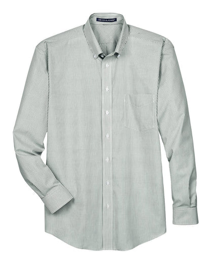 Men's Crown Collection® Banker Stripe Woven Dress Shirt - D645