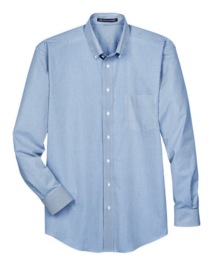 Men's Crown Collection® Banker Stripe Woven Dress Shirt - D645