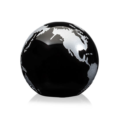 Globe Paperweight - Black