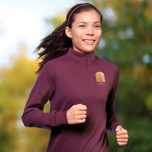 FULL COLOR UNISEX 1/4 ZIP FLEECE PULLOVER