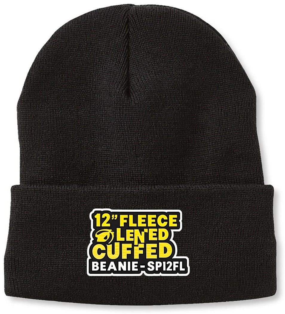12" Fleece Lined Cuffed Beanie - SP12FL