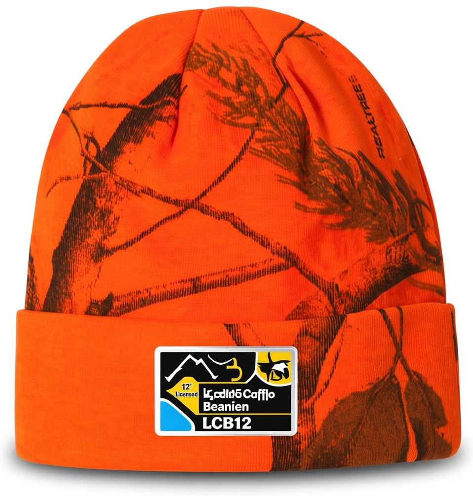 12" Licensed Camo Cuffed Beanie - LCB12