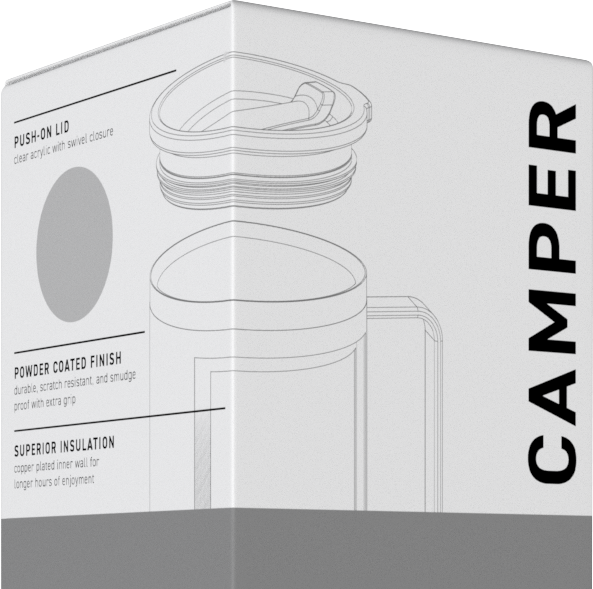 matte navy 12 oz camper