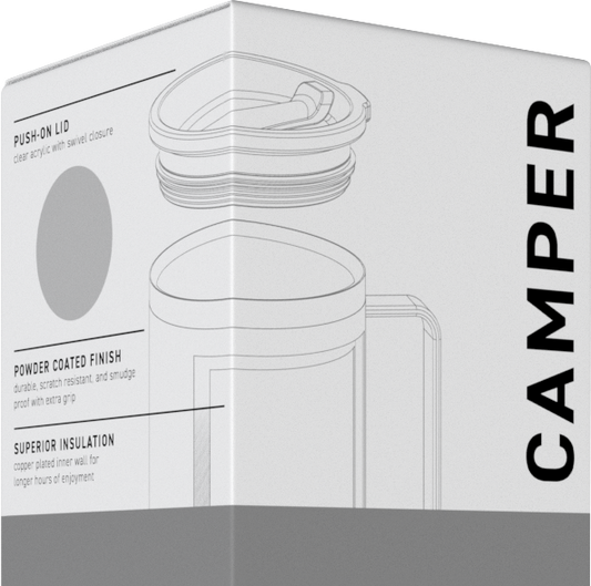 matte navy 12 oz camper