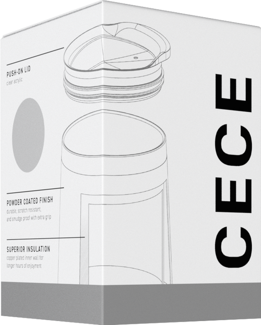 matte black 12 oz cece - powder