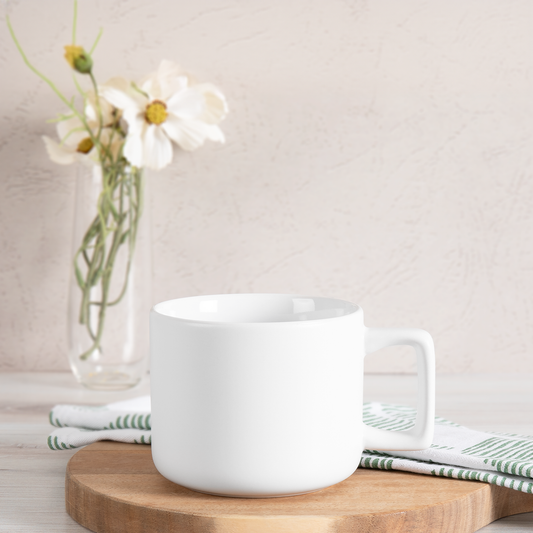 matte white 12 oz helio