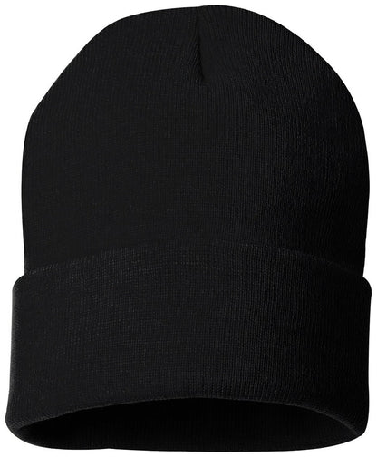 12" Solid Cuffed Beanie - SP12