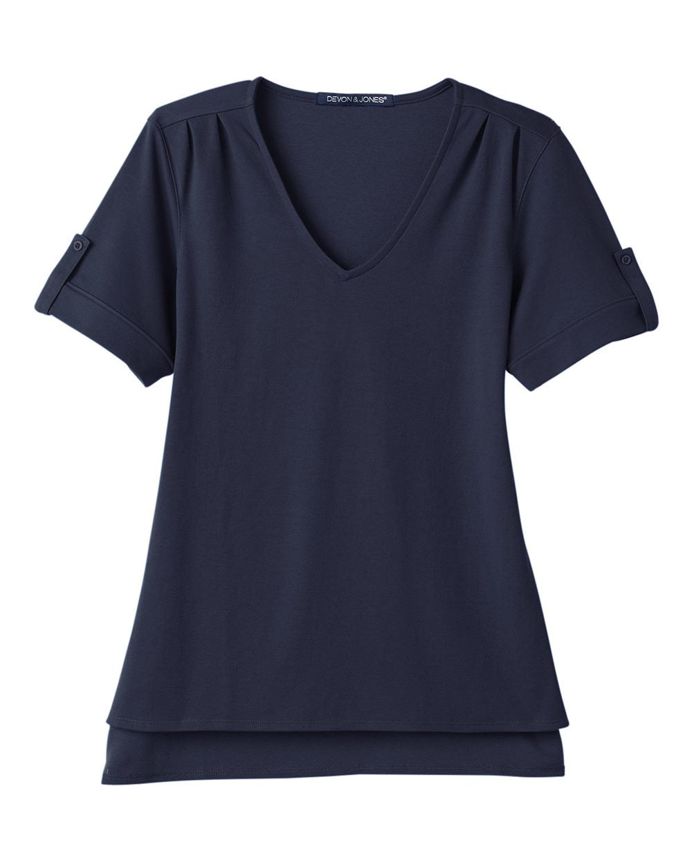 Women's CrownLux Performance® Plaited Rolled Sleeve Shirt - DG20WB