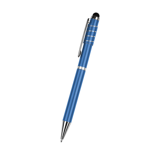 Recycled Aluminum Spinner Pen With Stylus