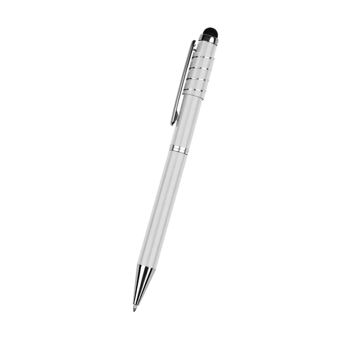 Recycled Aluminum Spinner Pen With Stylus