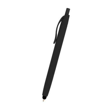 Zinnia Rubberized Pen With Stylus
