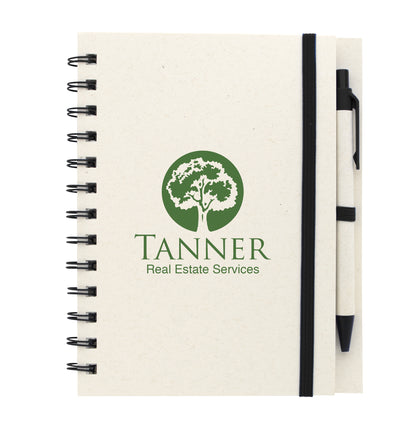 Good Value™ BoC Recycled Paper Spiral Notebook with Pen