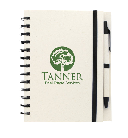 Good Value™ BoC Recycled Paper Spiral Notebook with Pen
