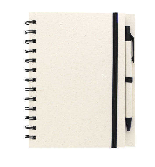 Good Value™ BoC Recycled Paper Spiral Notebook with Pen