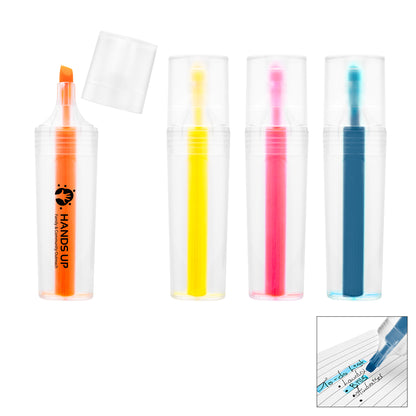 CLEAR WITH BLUE RPET Highlighter