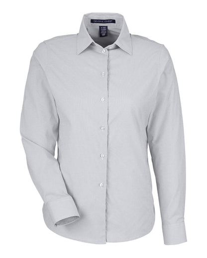 Women's CrownLux Performance® Microstripe Dress Shirt - DG537W