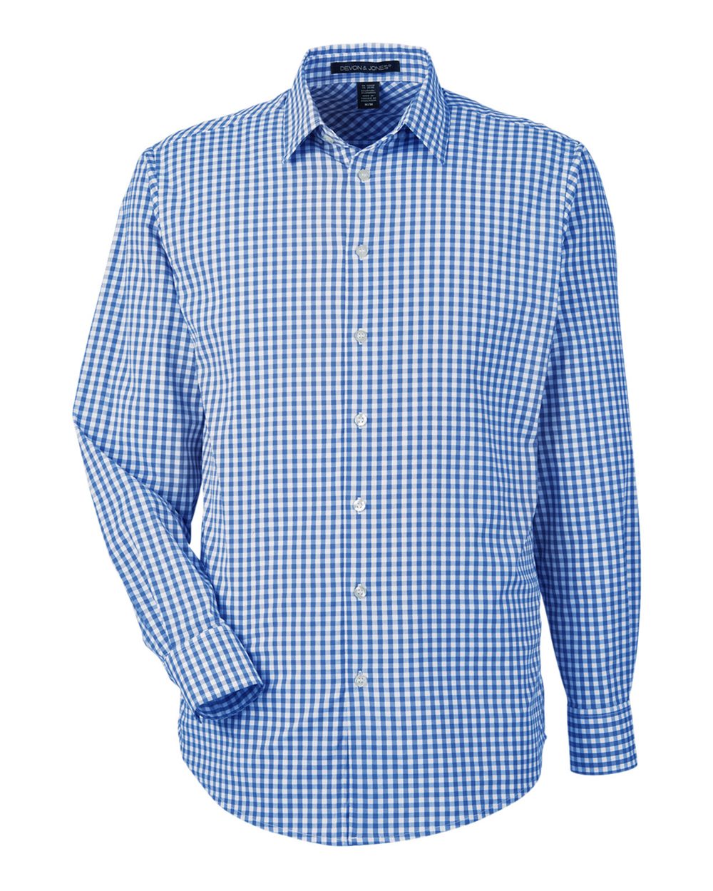Men's CrownLux Performance® Gingham Dress Shirt - DG536