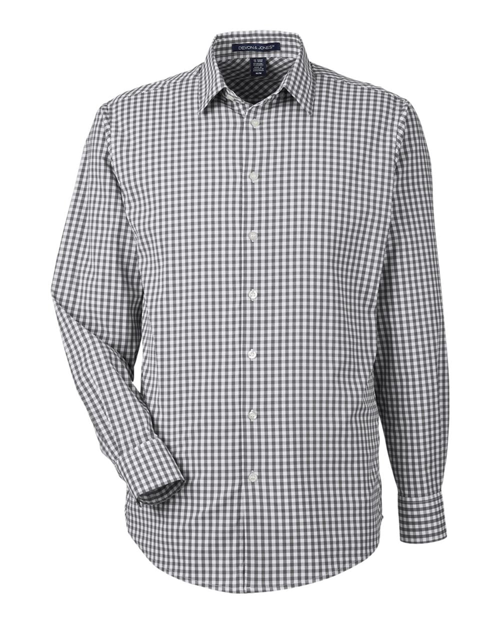 Men's CrownLux Performance® Gingham Dress Shirt - DG536