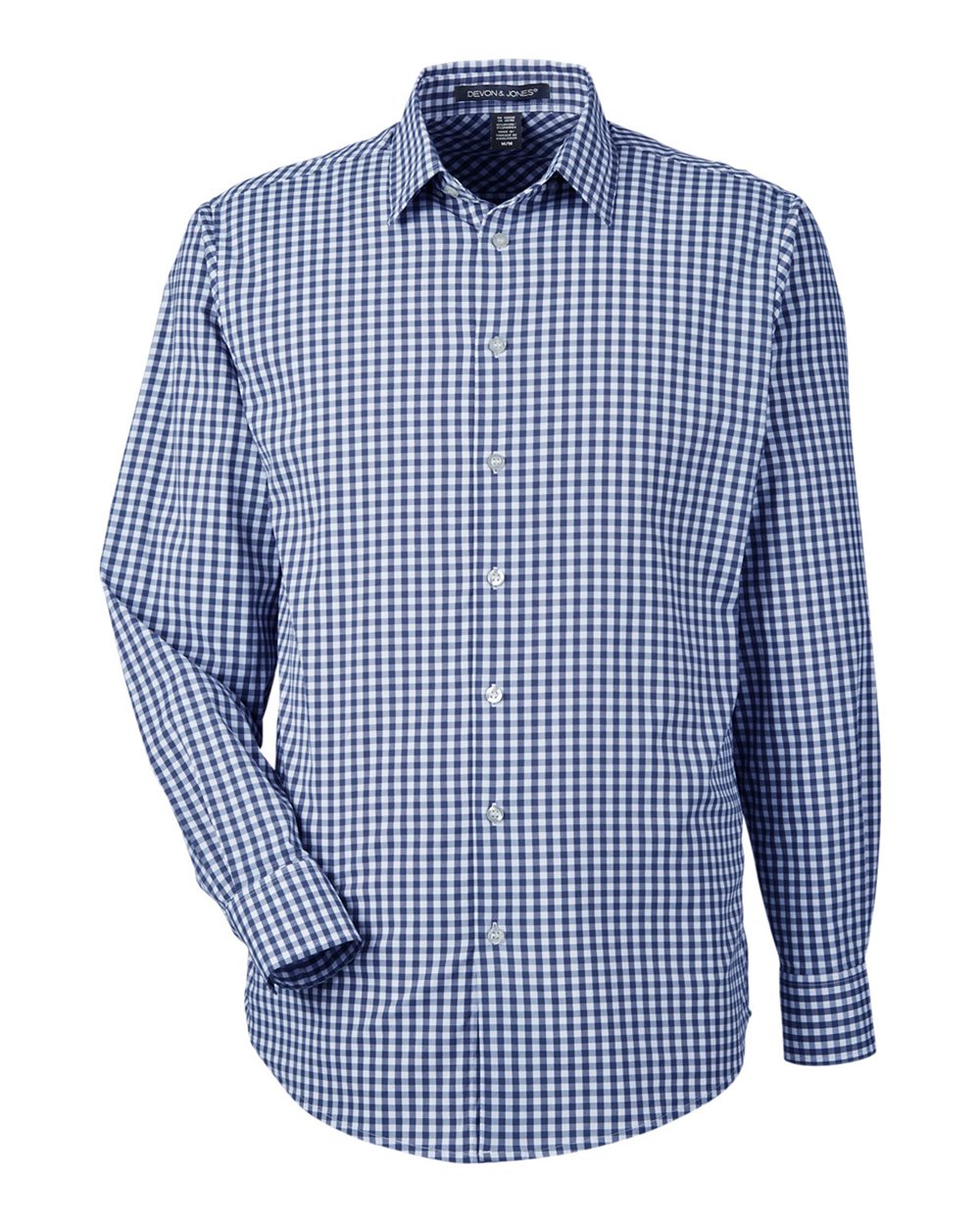 Men's CrownLux Performance® Gingham Dress Shirt - DG536