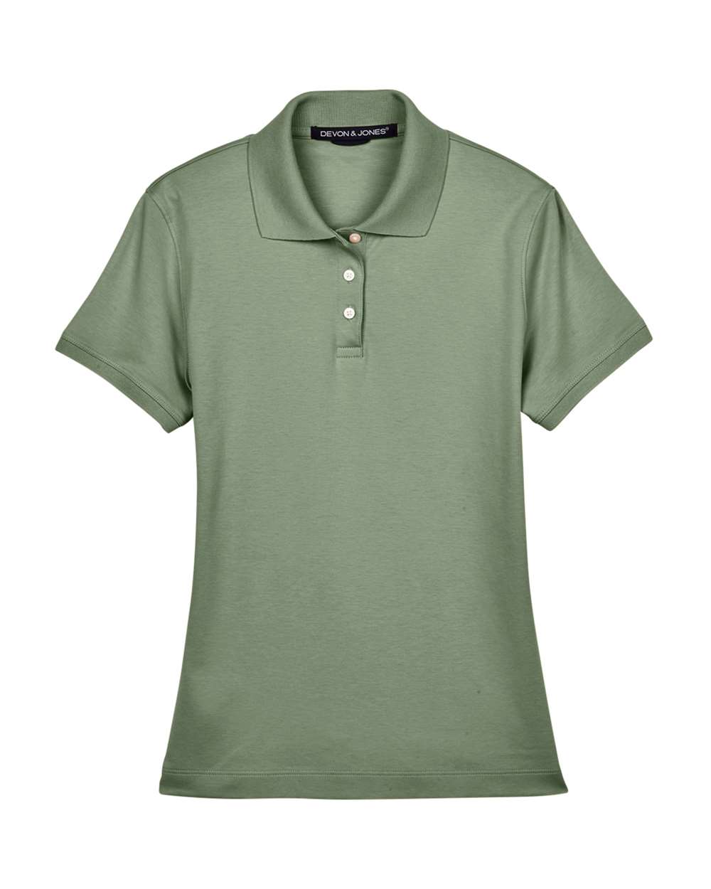 Women's Perfect Pima Interlock Polo - D140SW