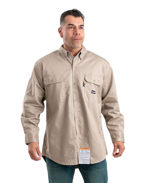 Men's Flame-Resistant Button-Down Work Shirt - FRSH10