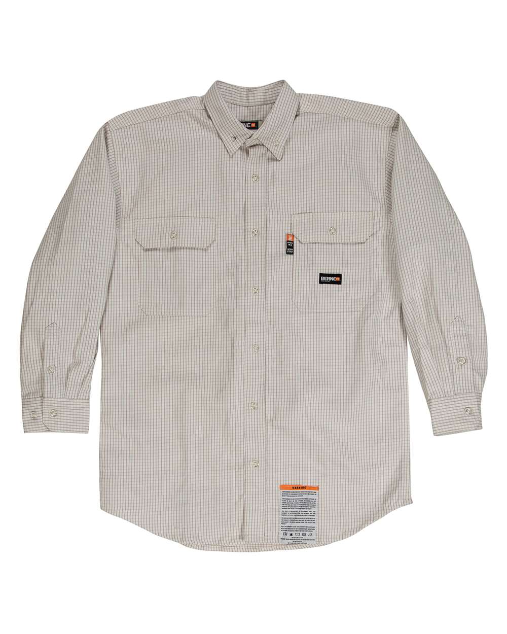 Men's Tall Flame-Resistant Down Plaid Work Shirt - FRSH21T