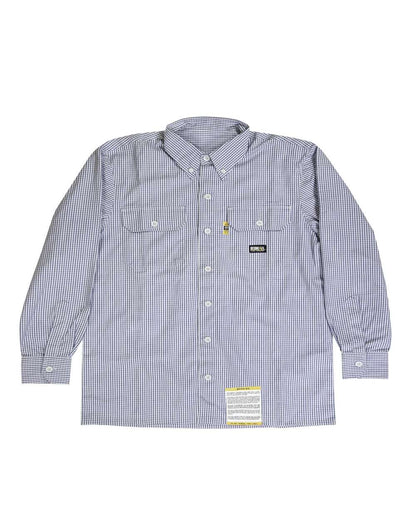 Men's Tall Flame-Resistant Down Plaid Work Shirt - FRSH21T