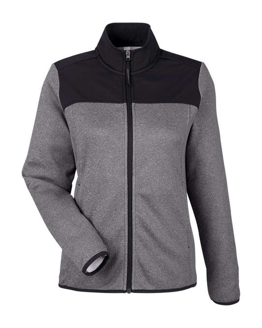 Women's Venture Heathered Stripe Hybrid Jacket - CE74W