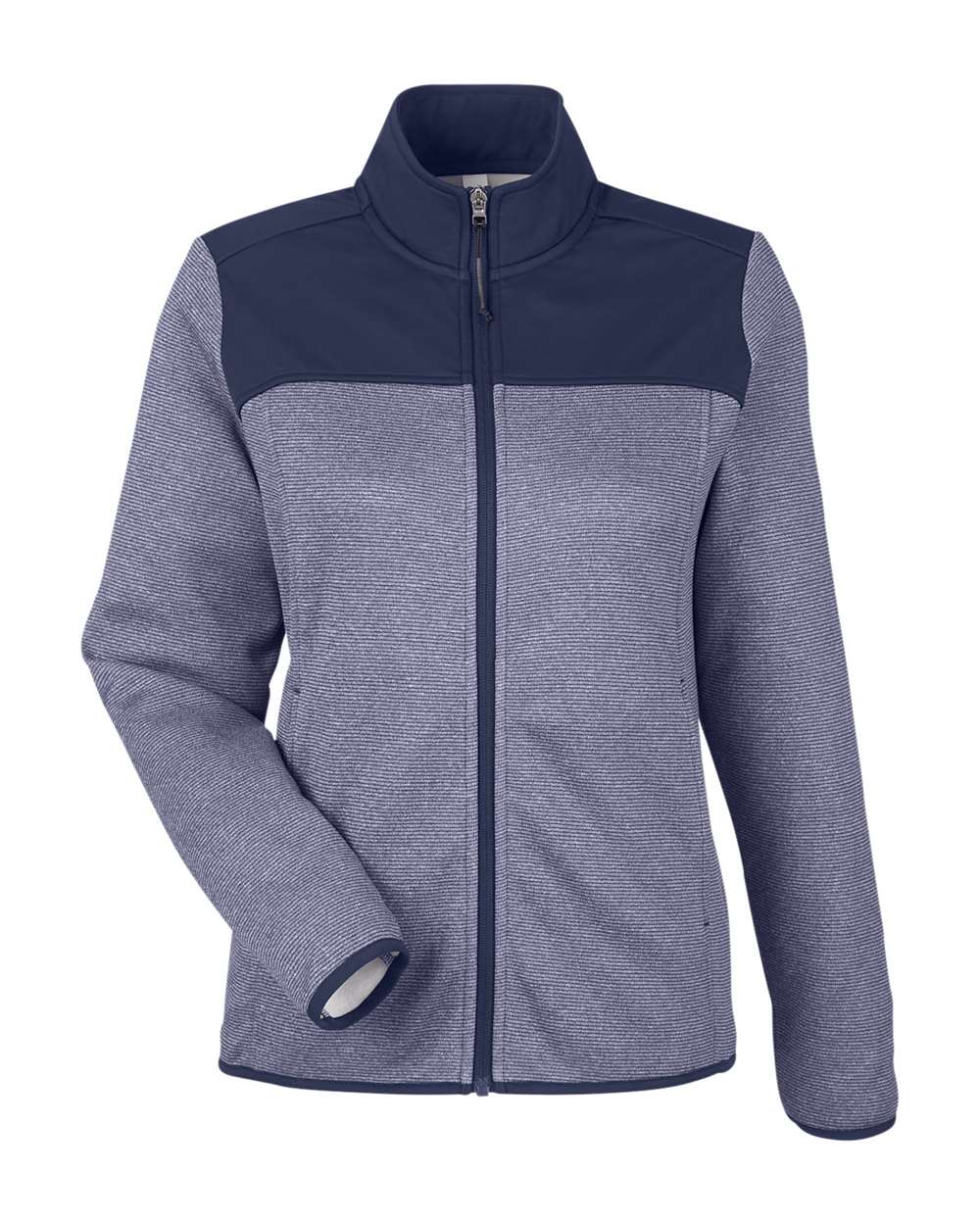 Women's Venture Heathered Stripe Hybrid Jacket - CE74W