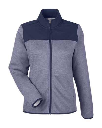 Women's Venture Heathered Stripe Hybrid Jacket - CE74W